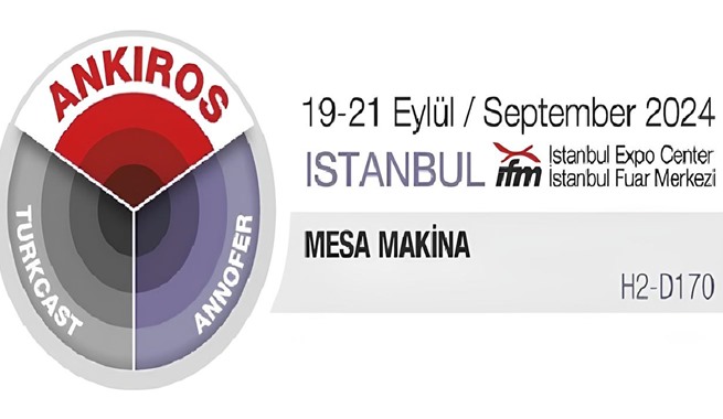 19-21 Eylül 2024 Ankiros 2024 fuarındayız